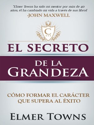 cover image of EL SECRETO DE LA GRANDEZA